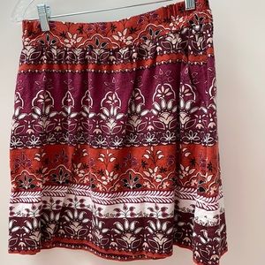 Great for Spring! Loft Print Skirt